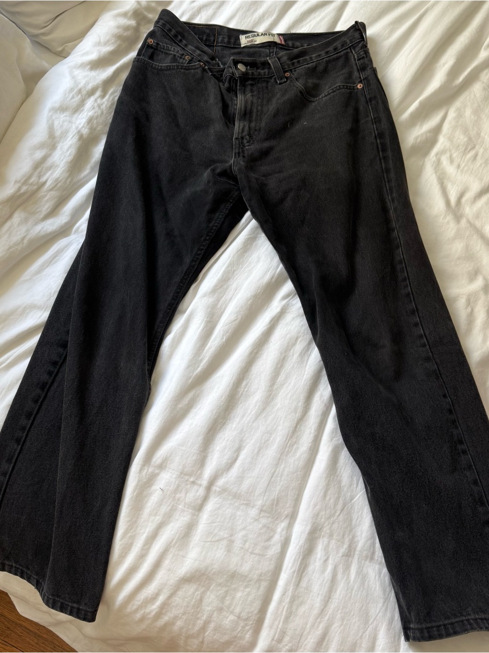 Black Men’s Levi’s 505 Jeans - Classic Straight Fit